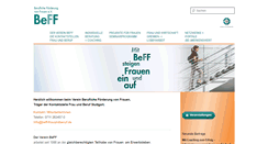 Desktop Screenshot of beff-frauundberuf.de